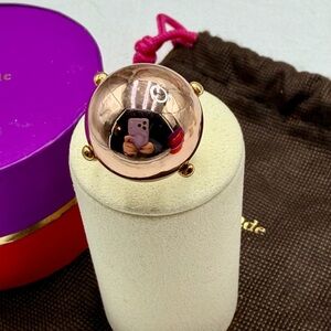 Kate Spade Rose Gold Sphere Ring size 7